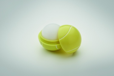 Logo trade promotional product photo of: Lip balm in tennis ball shape