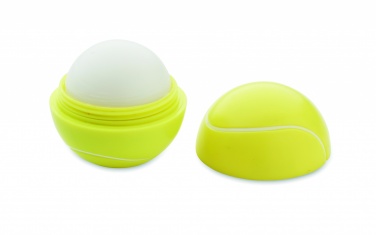 Logotrade promotional giveaway picture of: Lip balm in tennis ball shape