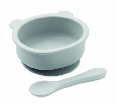 Logotrade promotional item picture of: Silicone spoon, bowl baby set