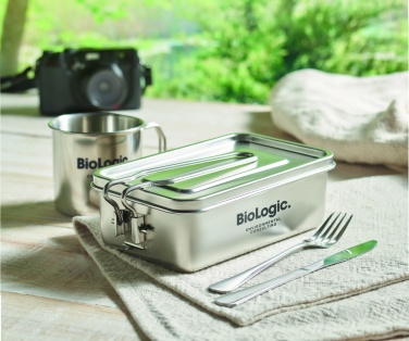 Logo trade advertising product photo of: Stainless steel lunch box