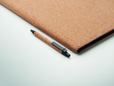 Logo trade promotional gift photo of: A4 cork conference folder