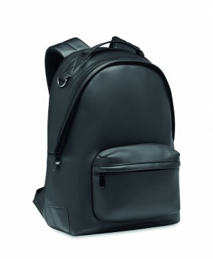 Logo trade corporate gifts picture of: Laptop 15" soft PU backpack