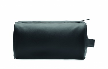 Logo trade corporate gifts image of: Soft PU cosmetic bag and zipper