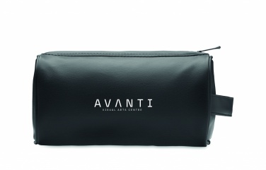 Logotrade promotional item picture of: Soft PU cosmetic bag and zipper