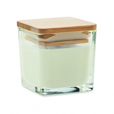 Logo trade corporate gifts picture of: Squared fragranced candle 50gr