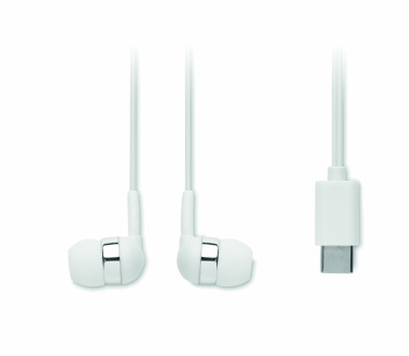 Logotrade promotional giveaway image of: Ear phones with silicone covers