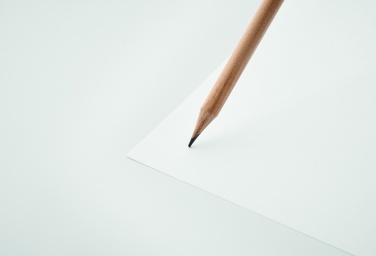 Logo trade promotional merchandise image of: Natural pencil with eraser