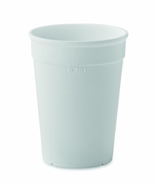 Logo trade promotional items picture of: Recycled PP cup capacity 250 ml