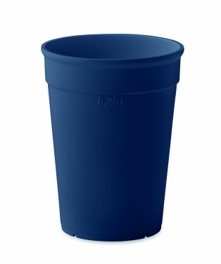 Logo trade business gifts image of: Recycled PP cup capacity 250 ml