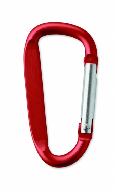 Logotrade advertising product picture of: Carabiner clip in aluminium.