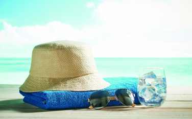 Logo trade promotional giveaways picture of: 9aper straw bucket hat