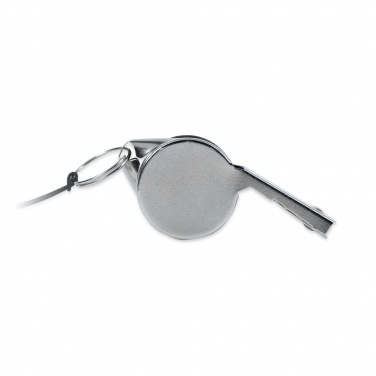 Logo trade promotional item photo of: Metal whistle
