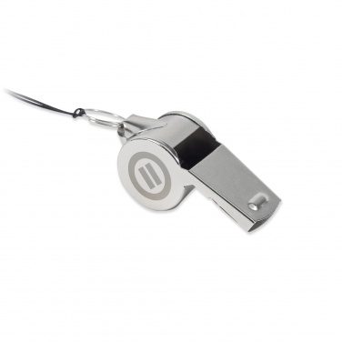 Logo trade promotional products picture of: Metal whistle