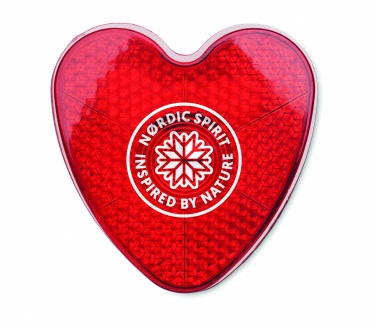 Logo trade promotional product photo of: Heart shaped reflector light