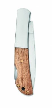 Logotrade promotional merchandise image of: Foldable knife in acacia wood