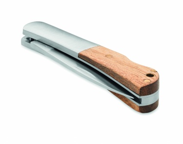 Logotrade promotional gift image of: Foldable knife in acacia wood