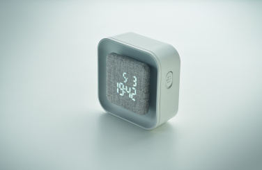 Logotrade promotional products photo of: Recycled ABS/RPET alarm clock Stuttgart