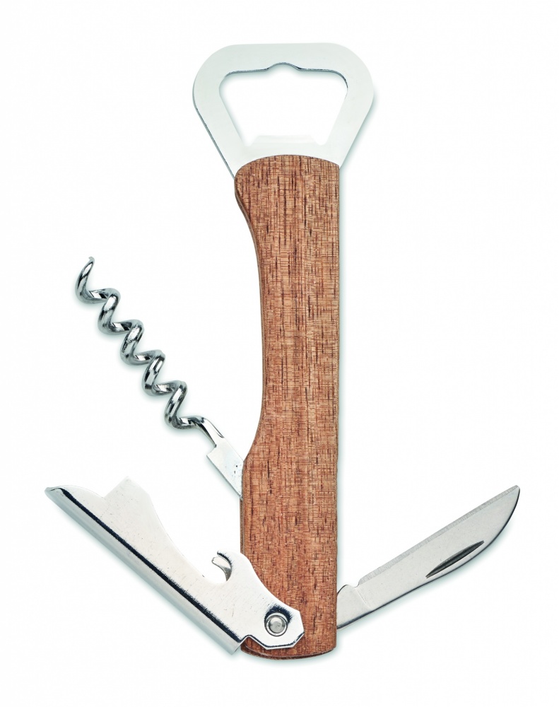 Logotrade promotional merchandise image of: 3 in 1 bamboo bottle opener WOOL
