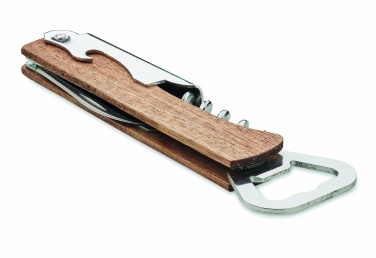 Logotrade corporate gift picture of: 3 in 1 bamboo bottle opener WOOL