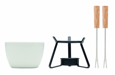 Logotrade promotional item image of: Ceramic fondue set 240 ml