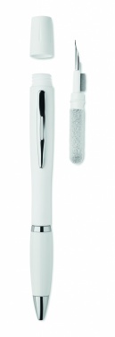 Logo trade promotional gifts image of: Pen with TWS cleaning set