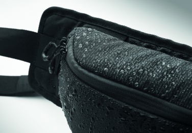 Logo trade promotional items image of: Hiking waist bag in 420D nylon
