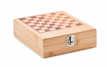 Logo trade promotional merchandise image of: Chess board wine set