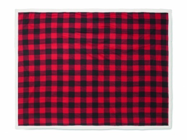 Logo trade promotional merchandise image of: RPET sherpa fleece blanket