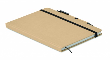 Logo trade promotional products picture of: Caratil A5 notebook in recycled carton