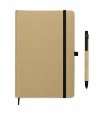 Logotrade promotional giveaway image of: A5 notebook in recycled carton