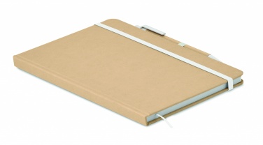 Logo trade promotional item photo of: A5 notebook in recycled carton