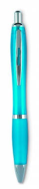 Logo trade promotional merchandise picture of: Riocolor Ball pen in blue ink