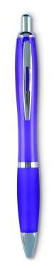 Logo trade promotional products image of: Riocolor Ball pen in blue ink