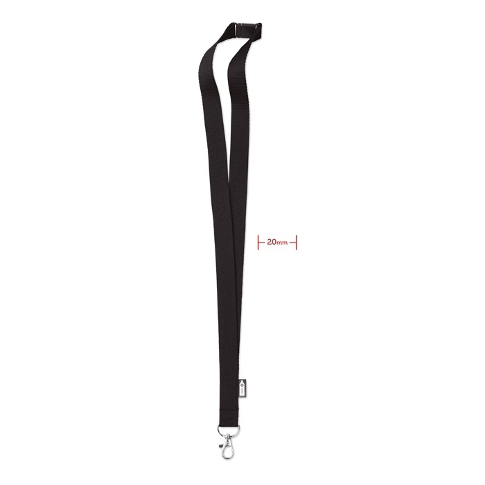 Logotrade advertising product image of: Lanyard in RPET 20 mm