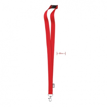 Logotrade advertising product image of: Lanyard in RPET 20 mm