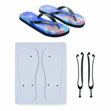 Logotrade promotional gift image of: Sublimation beach slippers
