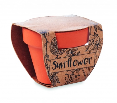 Logotrade promotional product image of: Terracotta pot 'sunflower'