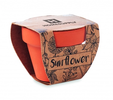 Logo trade promotional products image of: Terracotta pot 'sunflower'