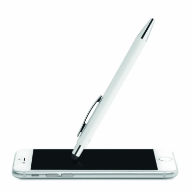 Logo trade promotional item photo of: Antibacterial stylus ballpen