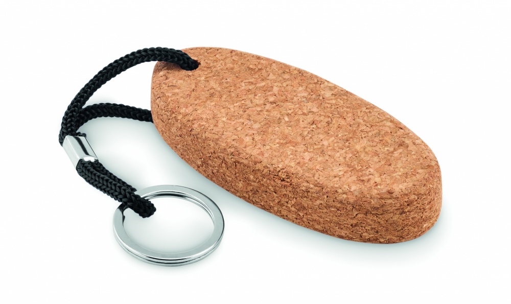 Logotrade advertising product picture of: Floating cork key ring Lohja