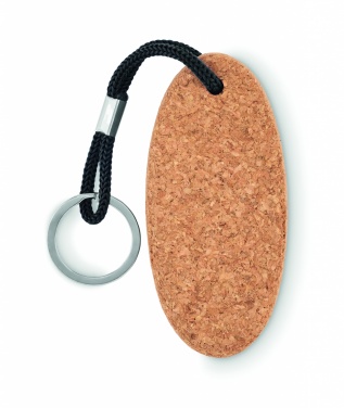 Logotrade advertising product picture of: Floating cork key ring Lohja