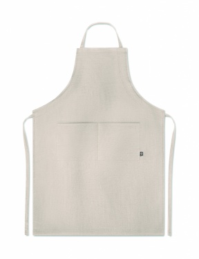 Logo trade business gifts image of: Hemp adjustable apron 200 gr/m²
