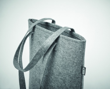 Logo trade promotional items picture of: RPET felt shopping bag