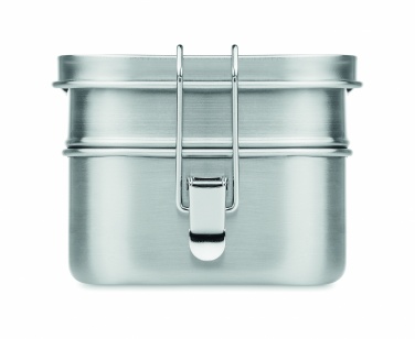 Logo trade promotional giveaway photo of: Stainless steel lunch box