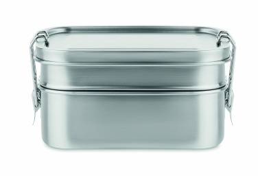 Logo trade business gift photo of: Stainless steel lunch box