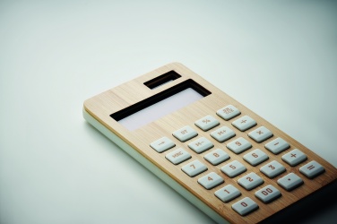 Logotrade corporate gift image of: 12 digit bamboo calculator