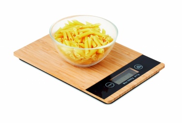 Logotrade promotional items photo of: Bamboo digital kitchen scales