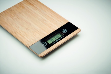 Logotrade advertising products photo of: Bamboo digital kitchen scales