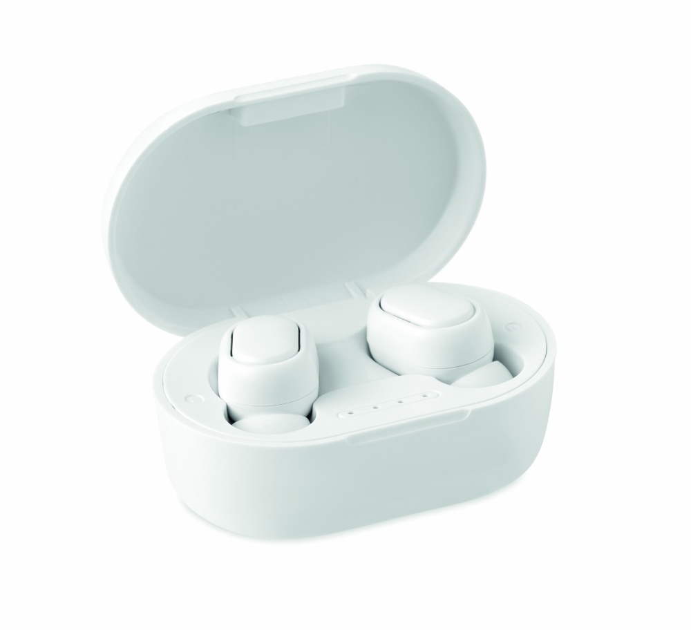 Logotrade promotional products photo of: Recycled ABS TWS earbuds