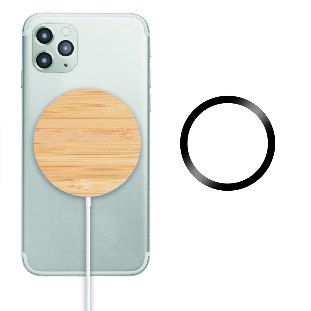 Logo trade advertising products picture of: Magnetic Wireless charger 10W